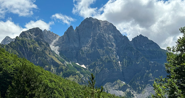 The Albanian alps