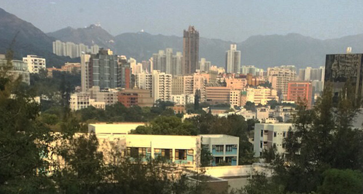 View over Hong Kong