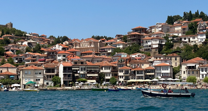 City of Ohrid from the lake